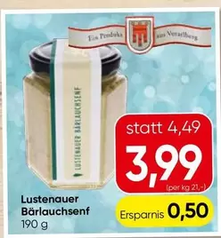 Lustenauer Bärlauchsenf