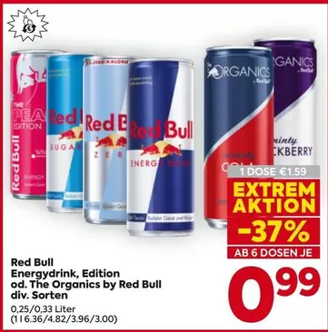 Red Bull - Energydrink, Edition