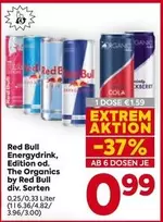 Red Bull -  Energydrink, Edition od. The Organics by  div. Sorten