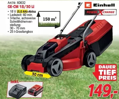 Einhell - GE-CM 18/30 LI