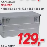 Art.Nr. 33032 93 Liter