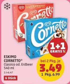 Cornetto Classico od. Erdbeer