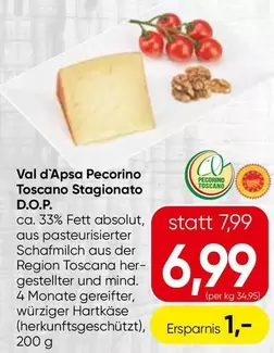 Pecorino Toscano Stagionato D.O.P.