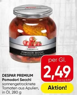 Pomodori Secchi sonngetrocknete Tomaten aus Apulien, in Öl