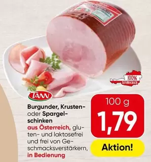 Burgunder, Krusten- oder Spargel-schinken