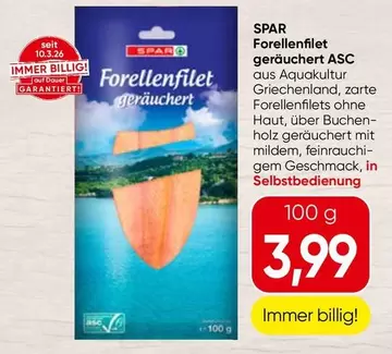 Forellenfilet geräuchert ASC