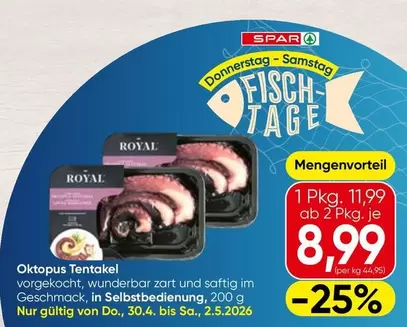 Royal - Oktopus Tentakel