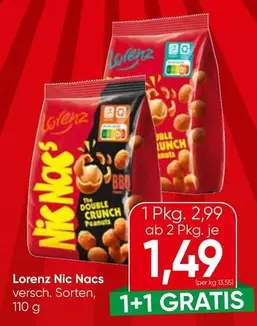 Nic Nacs The Double Crunch Peanuts