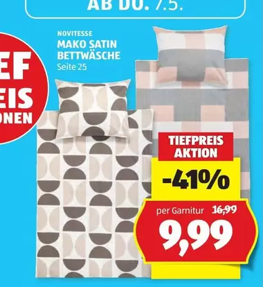 MAKO SATIN BETTWÄSCHE
