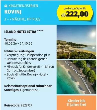 Hp - ROVINJ 3-7 NÄCHTE, HP PLUS