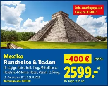 Baden - Mexiko Rundreise &