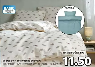 Seersucker-Bettwäsche