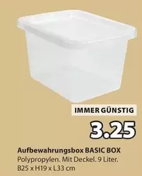 Box - Aufbewahrungsbox BASIC BOX