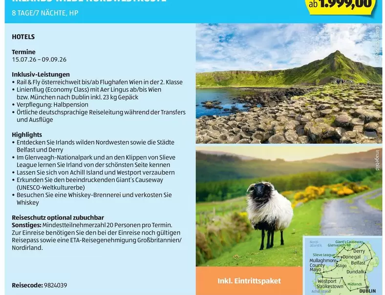 Hp - Irland: Wilde Nordwestküste