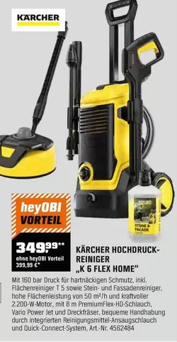 Flex - HOCHDRUCKREINIGER "K 6 FLEX HOME"