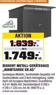 METALL-GERÄTEHAUS "AVANTGARD GR.A5"