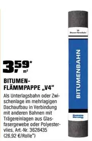 BITUMEN-FLÄMMYPAPPE "V4"