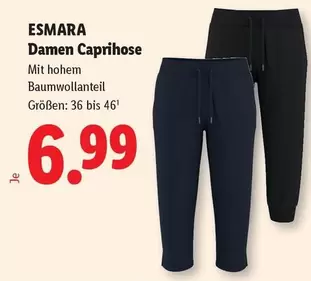 Damen Caprihose