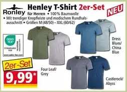 Henley T-Shirt 2er-Set