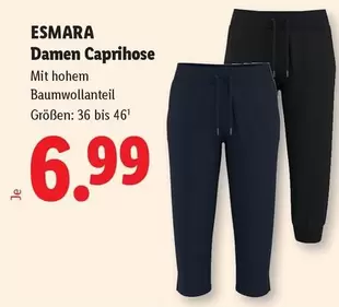 Damen Caprihose