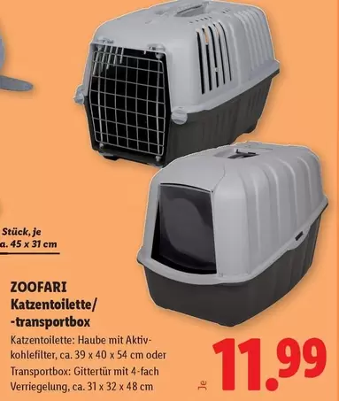 Katzentoilette/-transportbox
