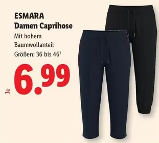 Damen Caprihose