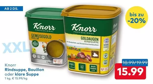 Rindsuppe, Bouillon oder klare Suppe