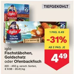 Fischstäbchen, Gold schatz oder Ofenbackfisch