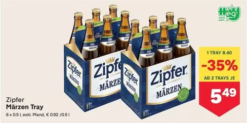 Zipfer - Märzen Tray