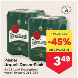 Pilsner Urquell Dosen-Pack