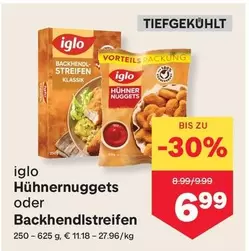 Iglo Hühnernuggets oder Backhendlstreifen