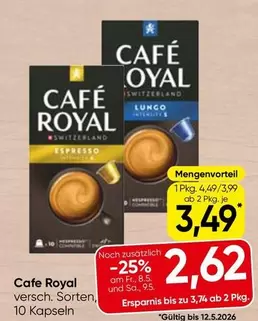 Royal - Café  versch. Sorten