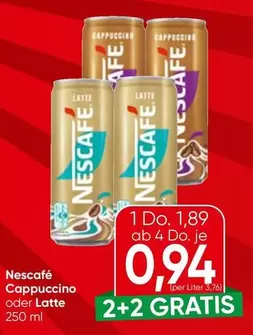 Cappuccino oder Latte