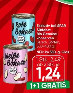 Bio - Rote Bohnen, Weiße Bohnen
