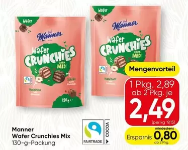 Manner - Wafer Crunchies Mix