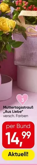 Muttertagsstrauß „Aus Liebe“
