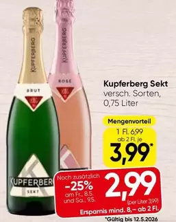 Sekt versch. Sorten