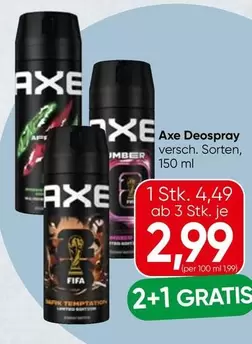Deospray versch. Sorten