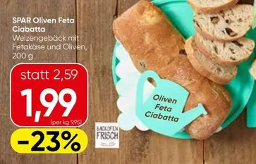 Oliven Feta Ciabatta