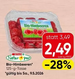 Bio-Himbeeren