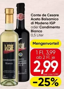 Aceto Balsamico di Modena IGP oder Condimento Bianco