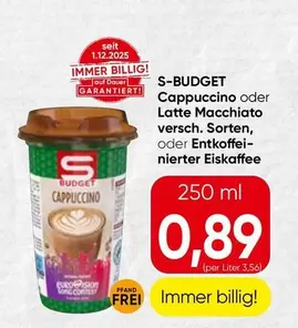 Cappuccino oder Latte Macchiato