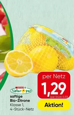 saftige Bio-Zitrone