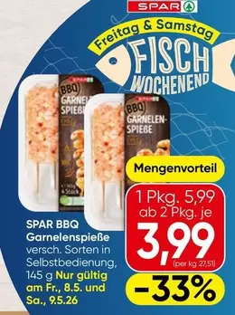 BBQ Garnelenspieße