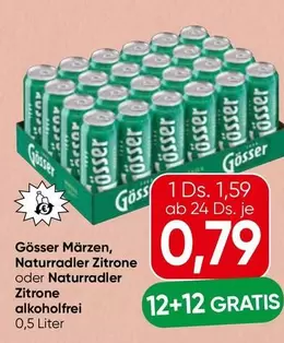Märzen, Naturradler Zitrone oder Naturradler Zitrone alkoholfrei