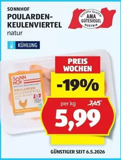Ama - POULARDE-KEULENVIERTEL natur