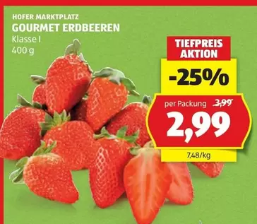 Gourmet - GOURMET ERDBEEREN Klasse 1
