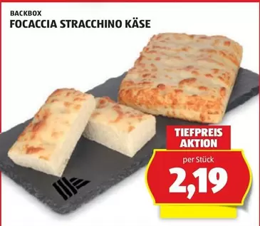 Focaccia Stracchino Käse