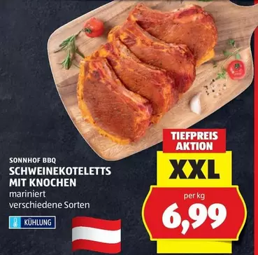 SCHWEINEKOTELETTS MIT KNOCHEN