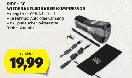 Camping - WIEDERAUFLADBARER KOMPRESSOR